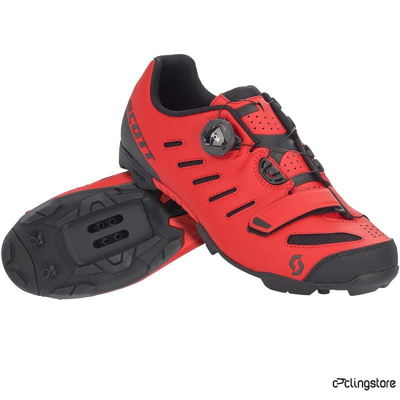 CHAUSSURES VTT SCOTT TEAM ROUGE