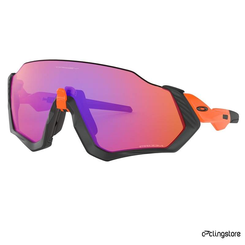 LUNETTE OAKLEY FLIGHT JACKET NOIR ORANGE PRIZM TRAIL