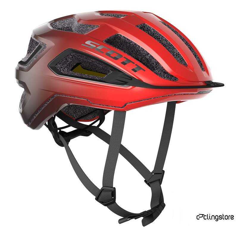 casque SCOTT arx plus rouge