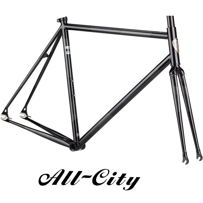 Cadre Vélo De Route Single Speed/fixie LEXON LUST - Aluminium 7005, Fourche Carbone, Tailles 490 à 580mm