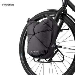 Sacoche de Vélo VAUDE Aqua Light Front 28L Noir fixation avant